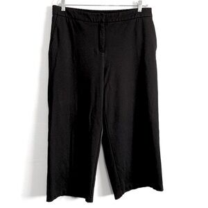 BOSS HUGO BOSS Black Wide Leg Cropped Pants